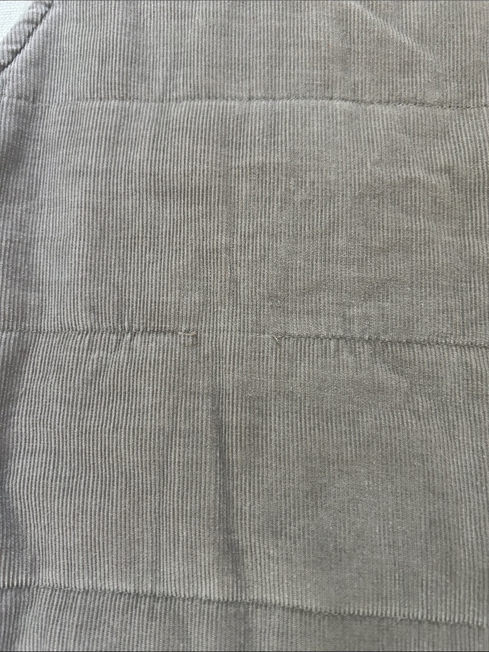 Eddie Bauer Collins Bay Vest Women's S Taupe Quilted Zip-Front Outdoor Corduroy - Picture 9 of 11
